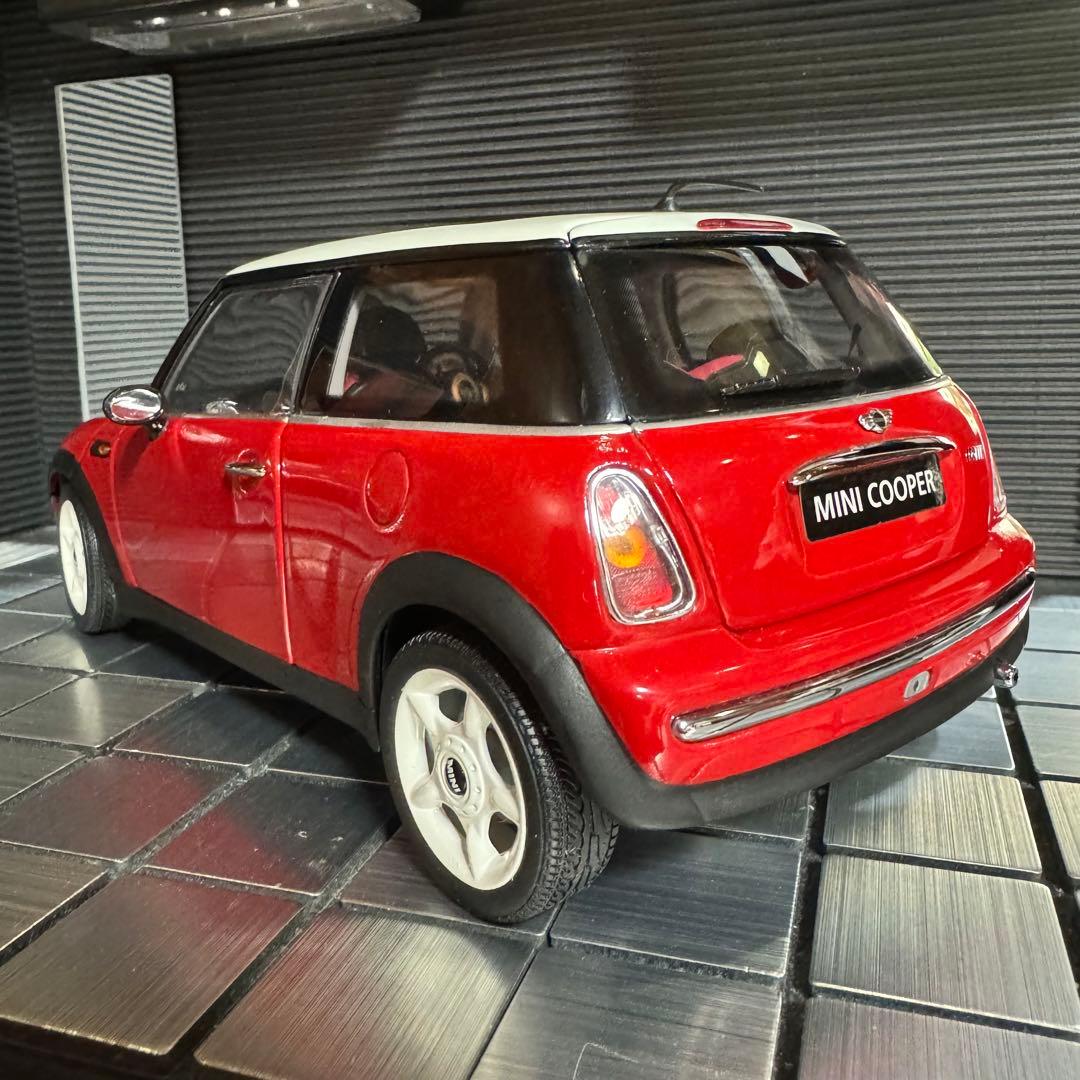 絶版未展示品 京商 1/18 MINI ミニ クーパー レッド