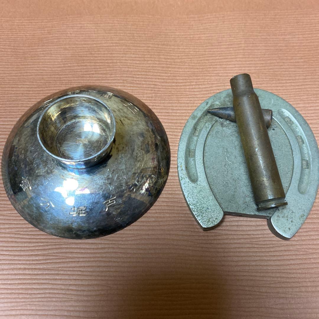 第一次世界大戦　征独記念　純銀盃　満洲事変　記念置物