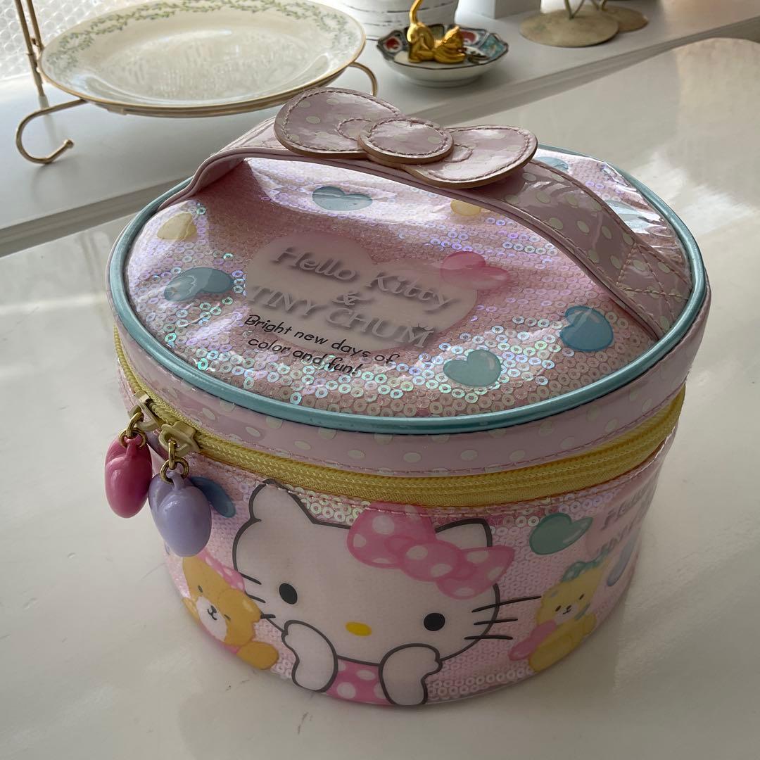 激レア　 Hello Kitty & Tiny Chum バニティバック