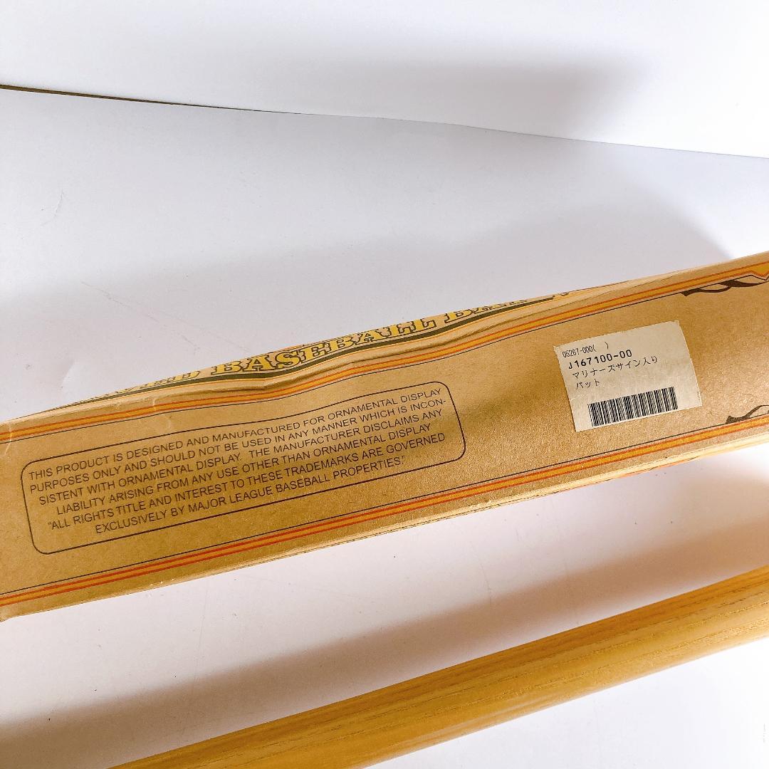 シアトル マリナーズ サイン入りバット 2001 イチローサイン有り|3098|