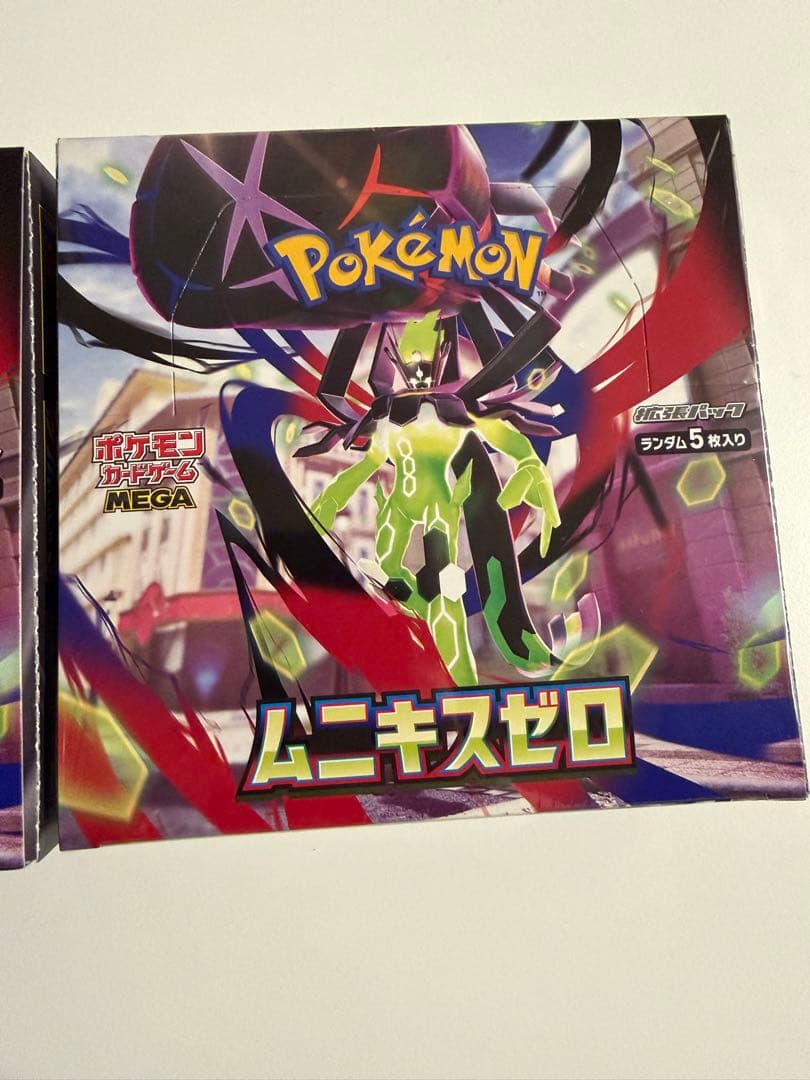 ぽ*)様 ポケモンカード　ムニキスゼロ　2ボックス　シュリンク有りと無し