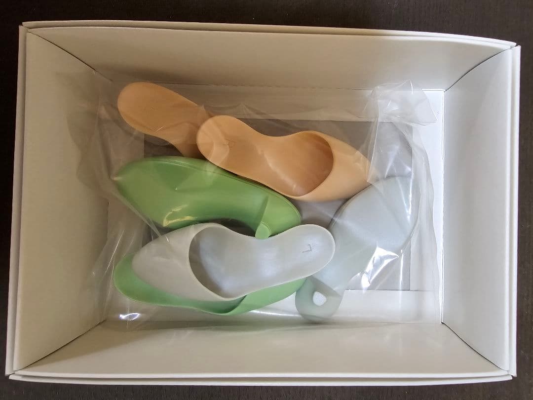 ドール関節人形 ユノアゼロ未開封本体と　ウィッグ　ヒール　ミュール　眠り顔