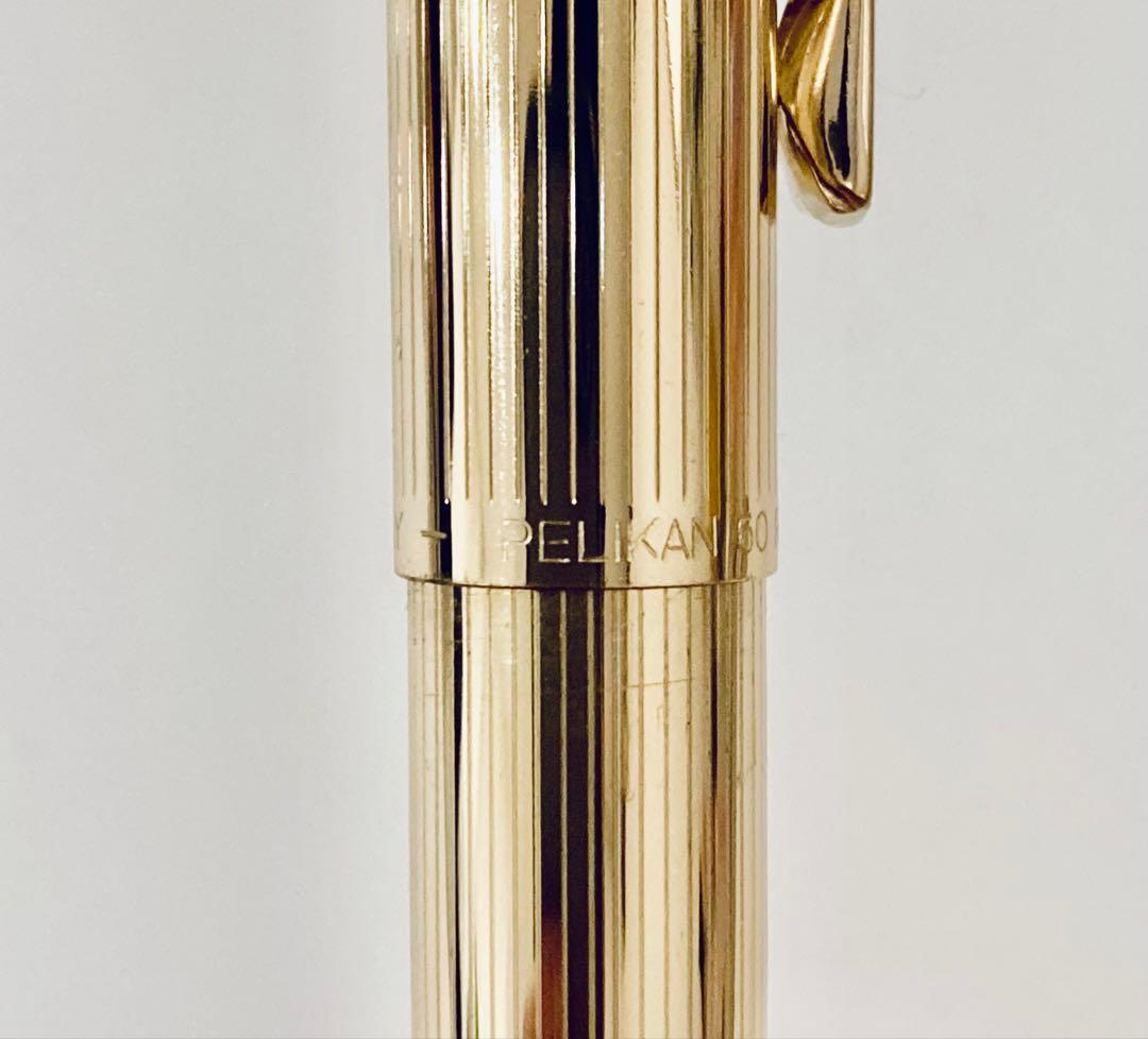 レア◆ペリカン 高級ボールペンK60 Pelikan ゴールド 1970s金張り