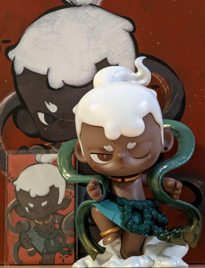 【タイ限定】POPMART KUBO霊蛇献瑞フィギュア（色違いバージョン）