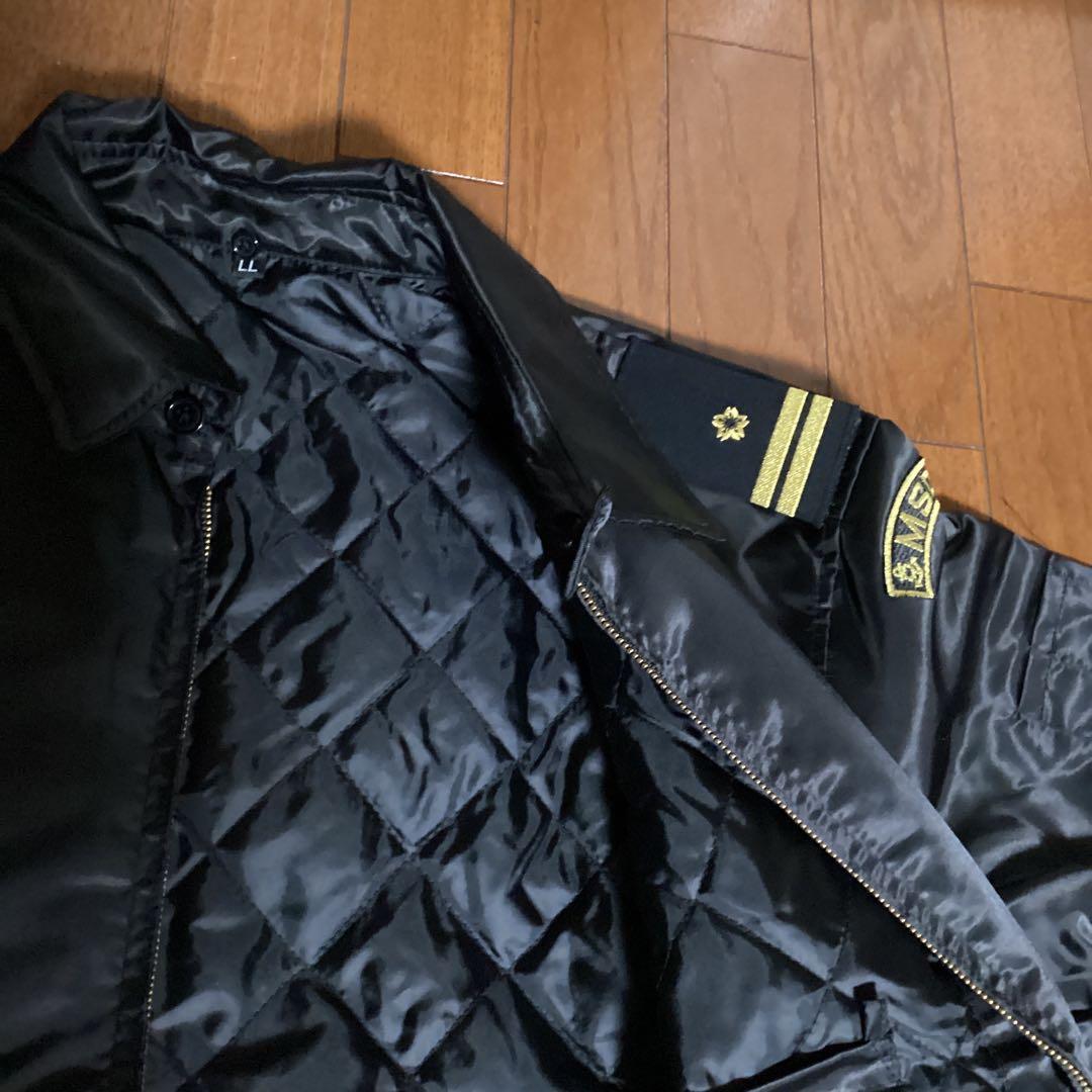 購入困難　激レア　MSDFロゴ付きブラックジャケット　新品　肩章なし　LLサイズ