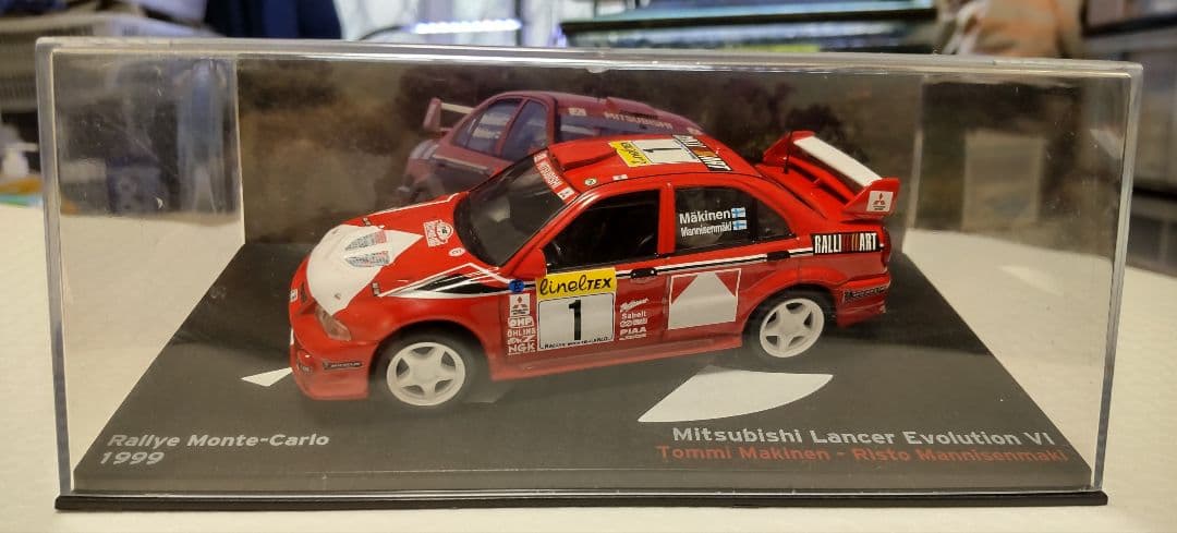 1/43 WRC ミニカーセット スバル・三菱