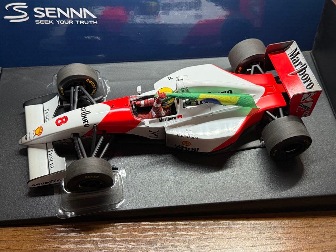 ミニチャンプス 1/18 マクラーレン MP4/8 アイルトン セナ