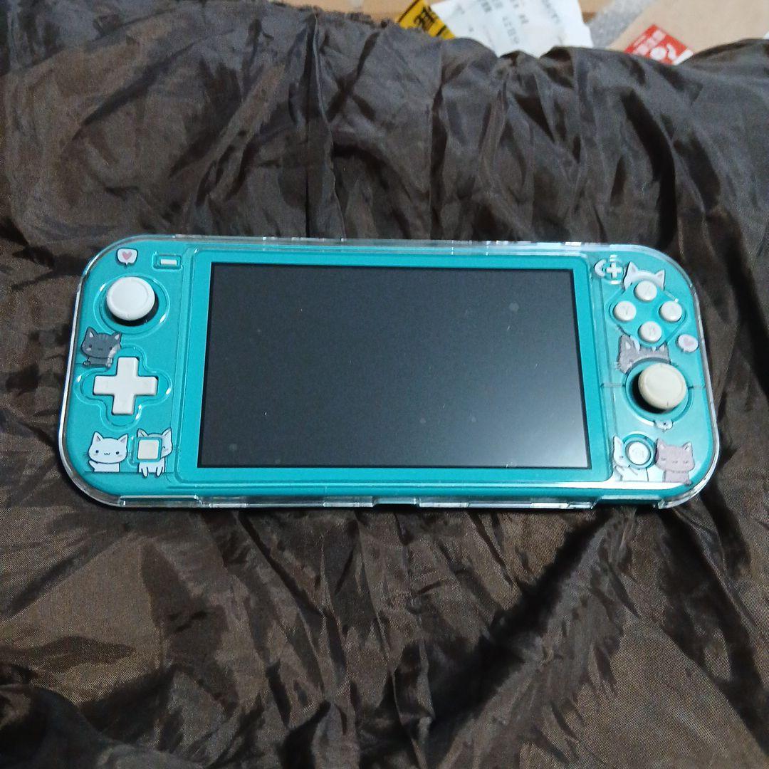 Nintendo Switch Lite ターコイズ 本体とケース付き　ジャンク
