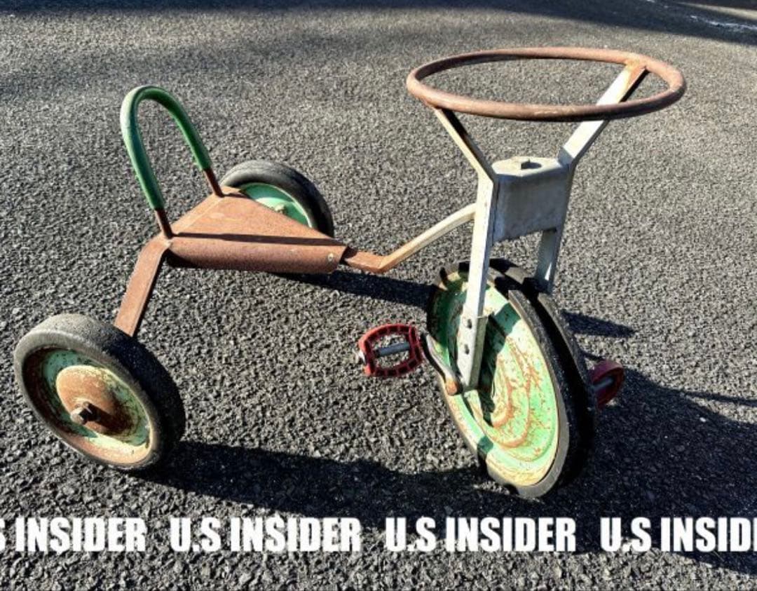 SP・セール‼︎ 鉄製三輪車■アメリカンヴィンテージ■大型73cm