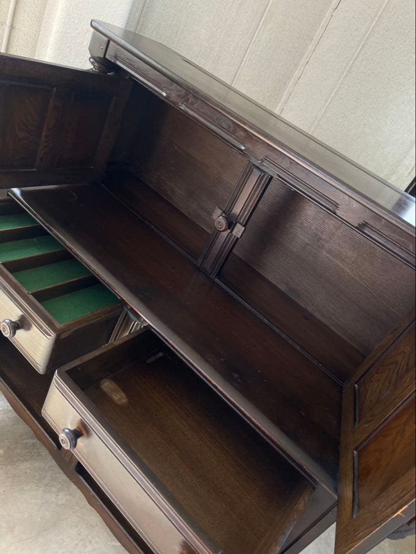 アーコール　レア品　初期　オールドコロニアル　カップボード　サイドボード