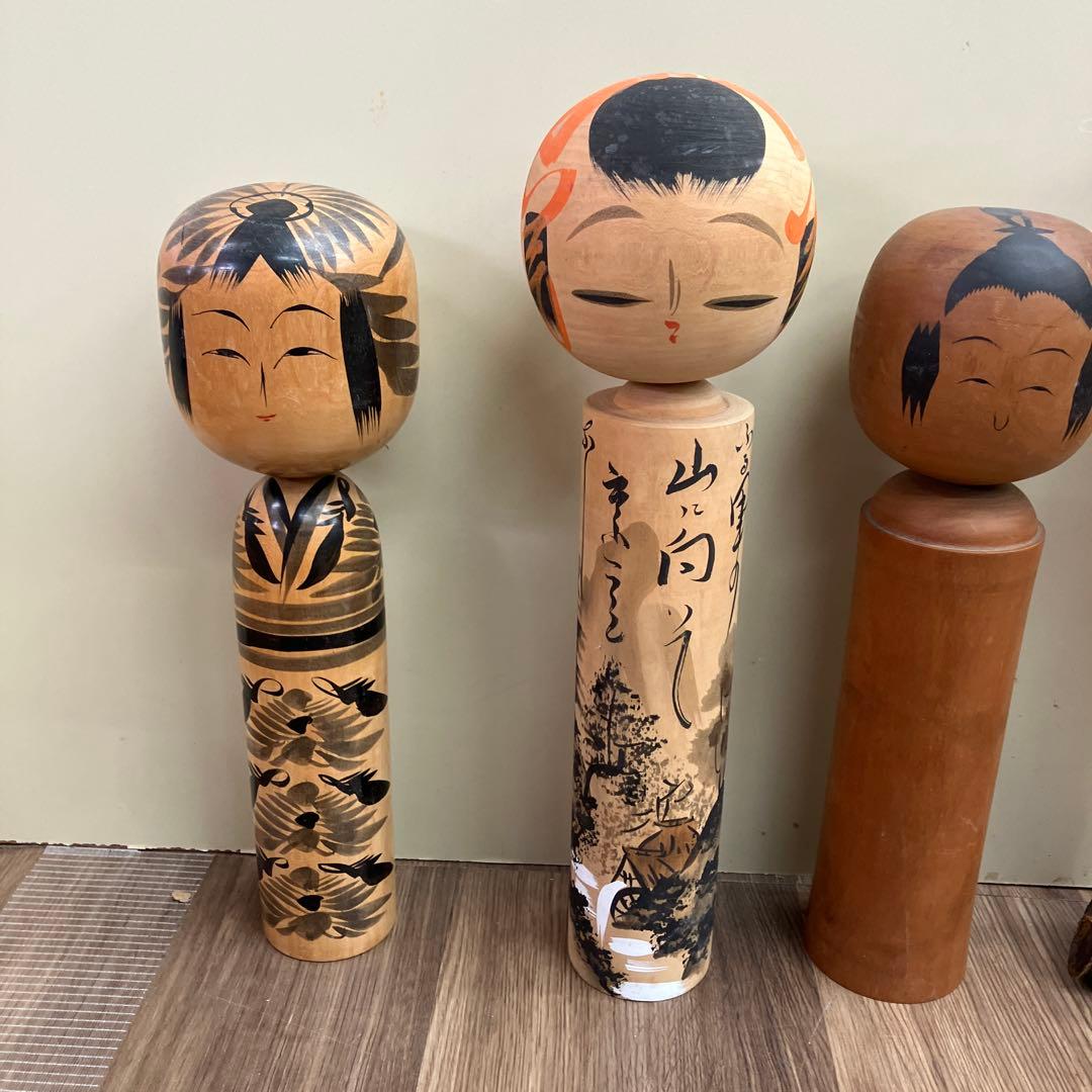 D-2 昭和レトロ 伝統こけし 創作こけし 大量 まとめ売り 16体セット 鳴子