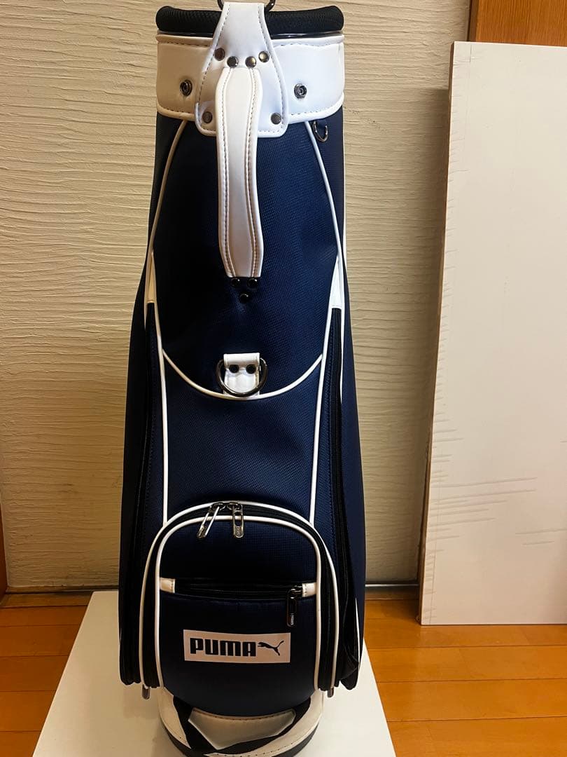 PUMA ゴルフバッグ ネイビー/ホワイト