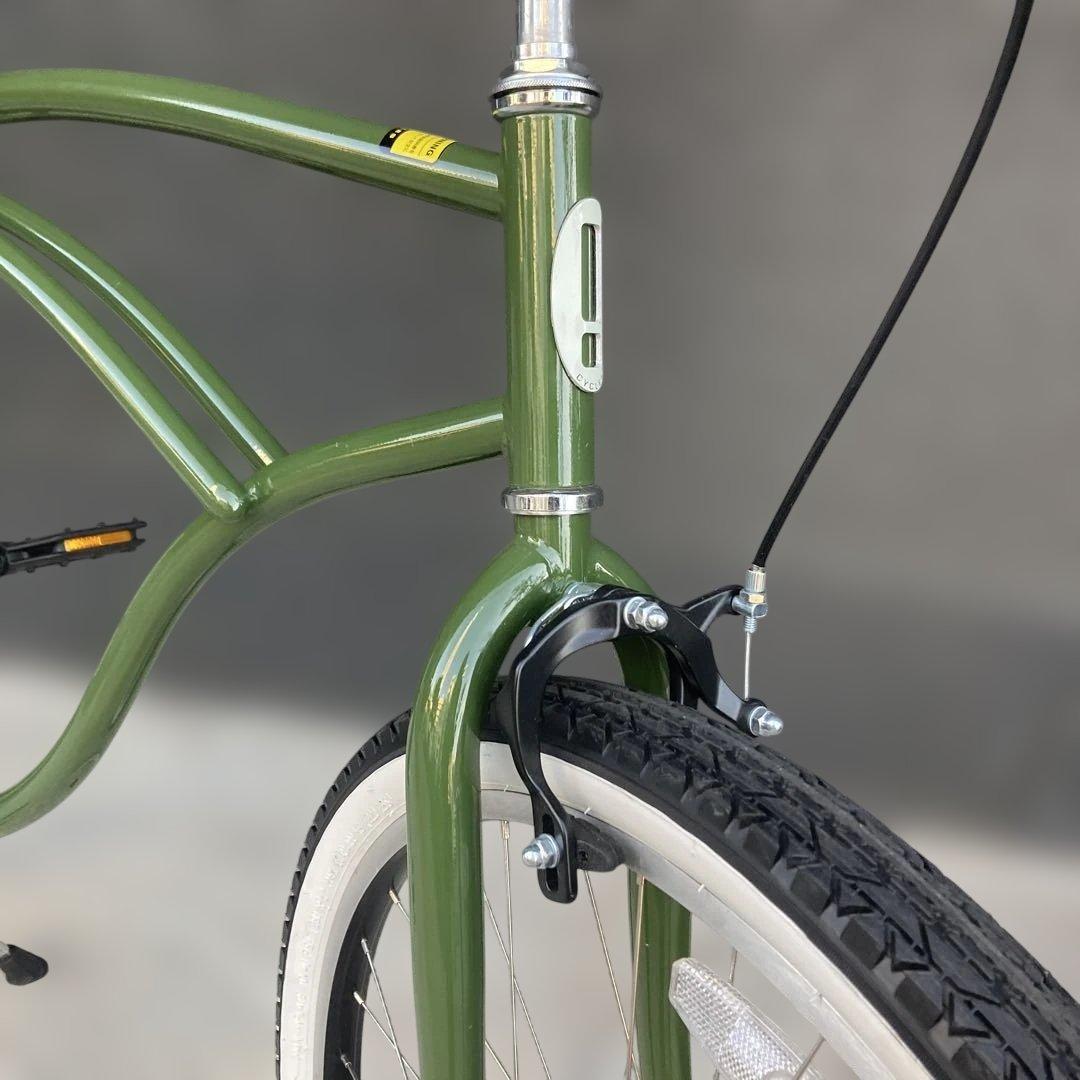 カ*タ様 ビーチクルーザー 26インチ_ダークグリーン