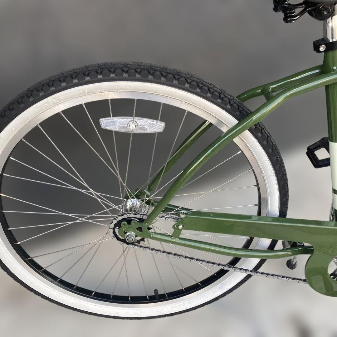 カ*タ様 ビーチクルーザー 26インチ_ダークグリーン