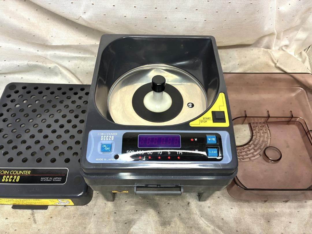 美品■スガイ総業　カウンター　小型硬貨計数機　SCC20■動作確認済