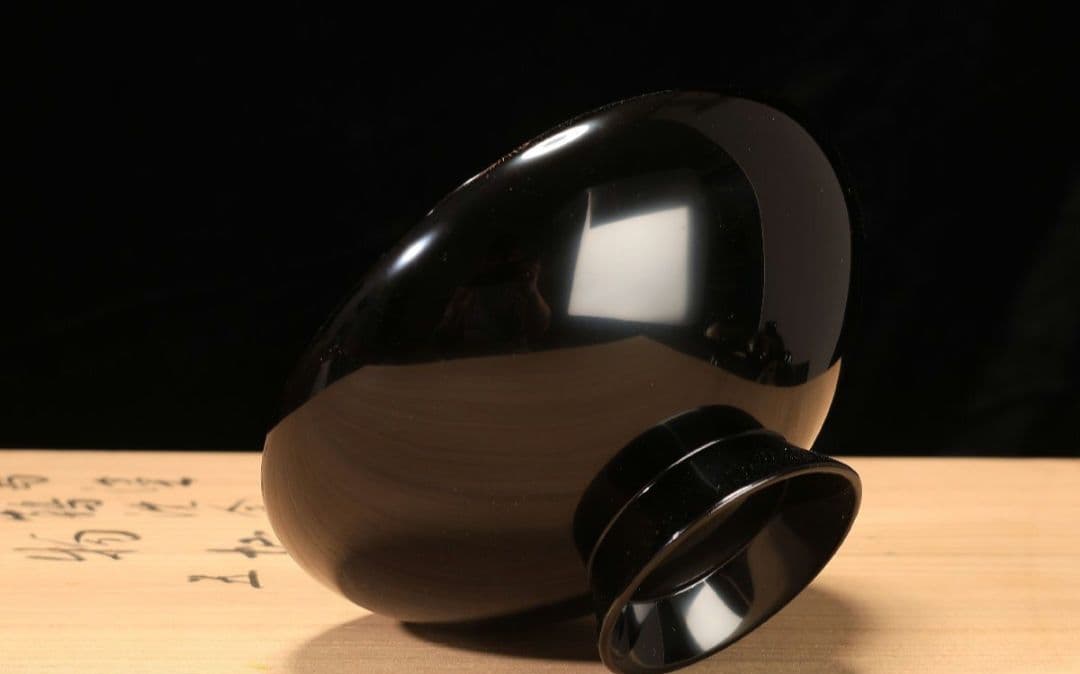 【良品】輪島塗/吸物椀/松鶴/沈金/時絵/5客セット漆食器