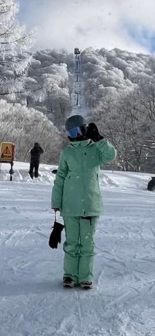 Burton フード付きスノーボードウェア ミントグリーン