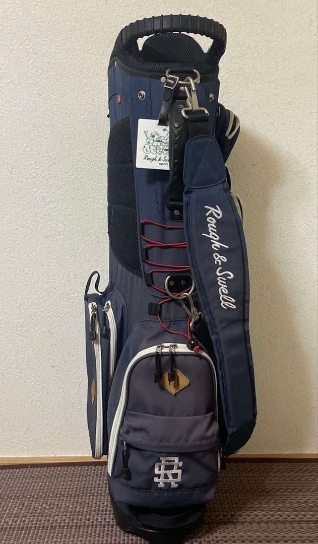 Rough & Swell キャディバッグ ネイビー　ゴルフ　ラフアンドスウェル