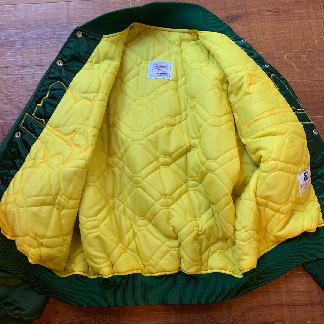 み*ほ様 Athletics アスレチックス スタジャン Lサイズ USA ヴィ