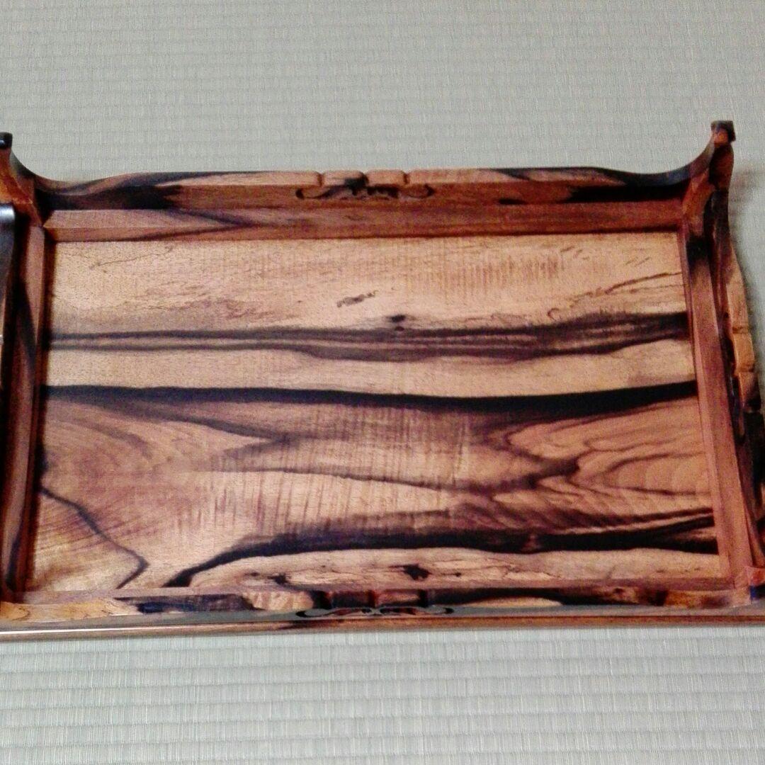 黒柿　黒柿花台　　　作者光石