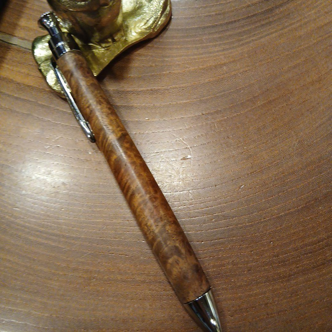 こぶた工房シャーペン花梨瘤杢0.5mm