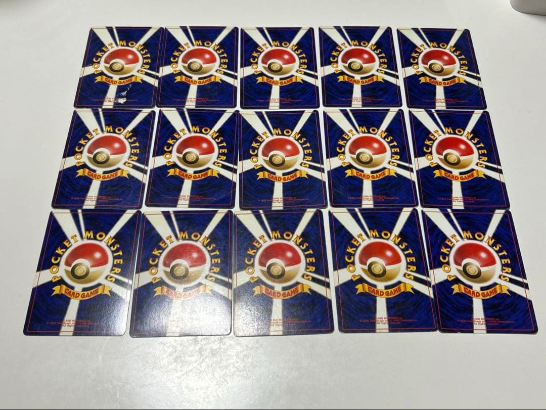 キラカード　15枚　旧裏　ポケカ　傷あり