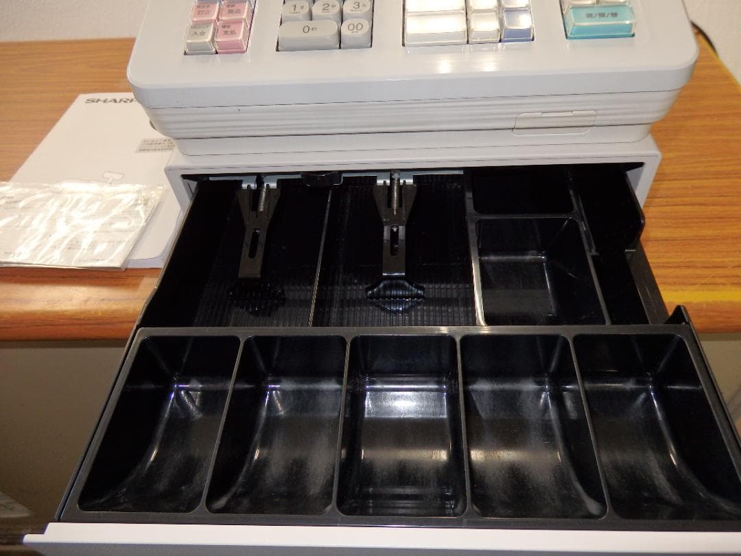 0120 美品 後継機種 XE-A207W-W 設定無料 シャープ レジスター