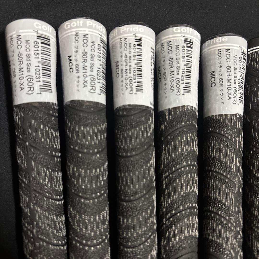 新品 ゴルフ グリップ Golf Pride MCC 60R 黒 バックライン無