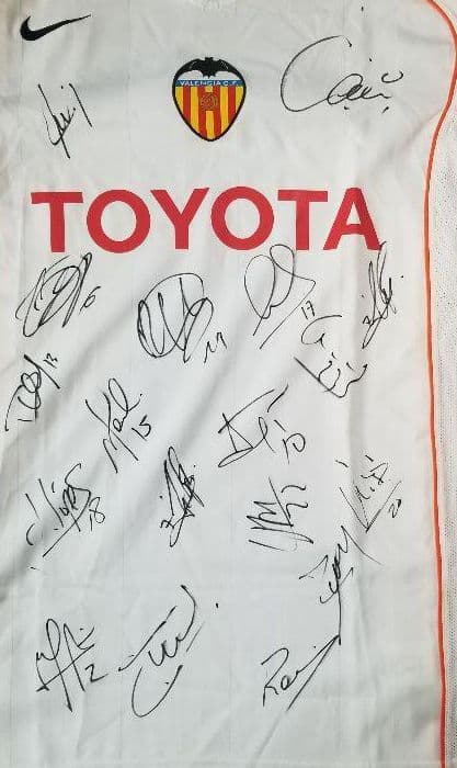 アイマール　カニサレス　ミスタ　他　直筆サイン　サイン　バレンシア　寄せ書きサイ