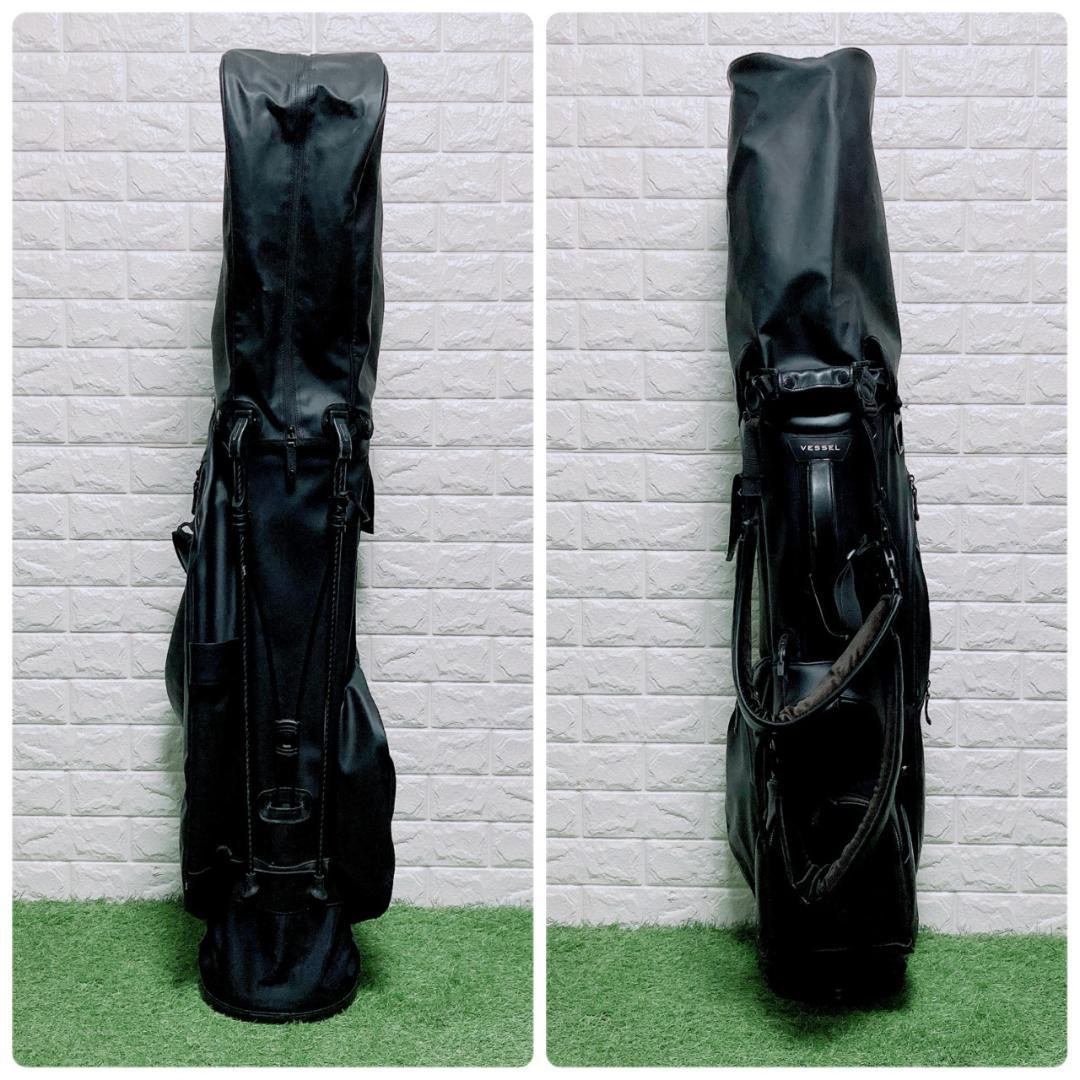 キャディバッグ ゴルフバッグ VESSEL スタンドタイプ