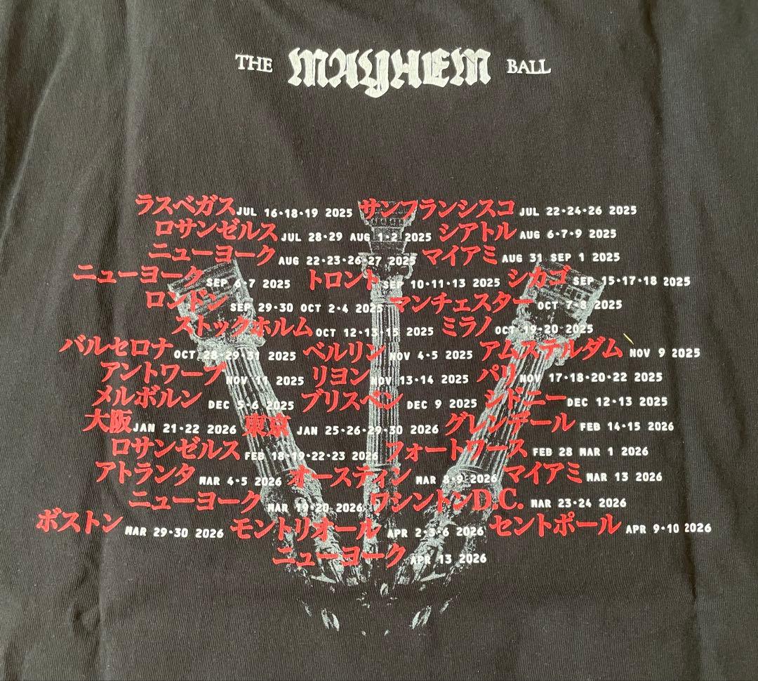 ★新品・未使用★レディーガガ　踊るか　死ぬか　ツアーTシャツ　XL