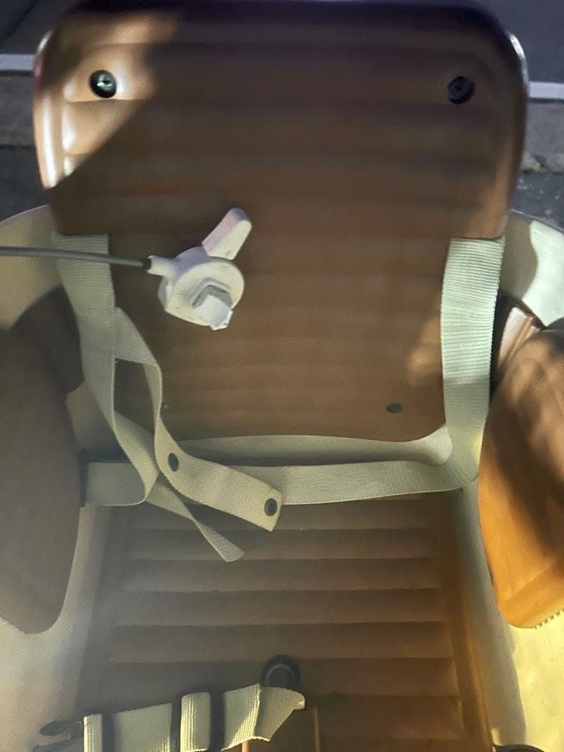 オレンジ シティサイクル チャイルドシート付き⭕️タイムセール中。