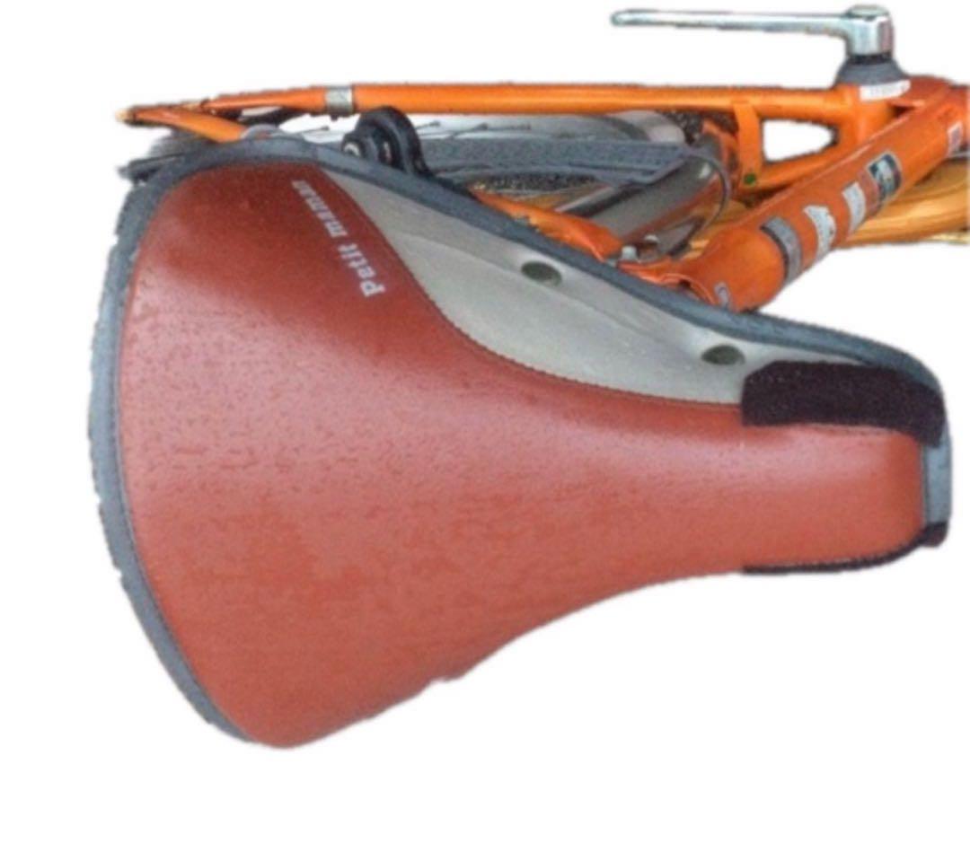 オレンジ シティサイクル チャイルドシート付き⭕️タイムセール中。