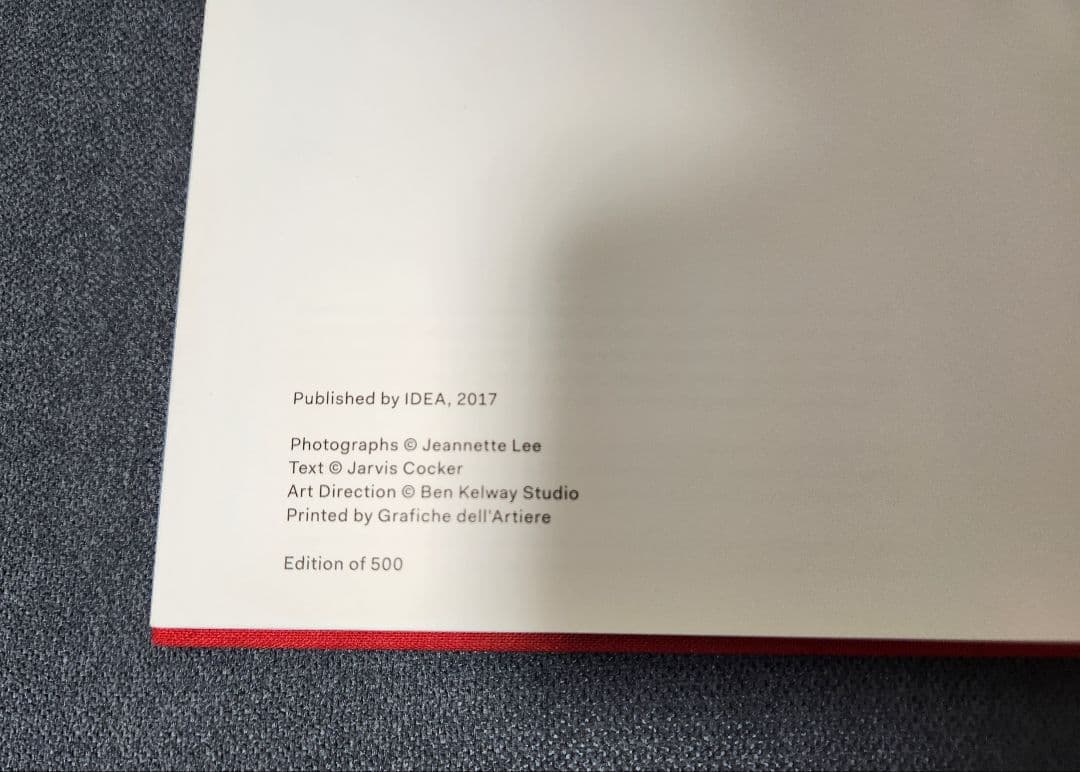 【500部限定】PiLのJEANNETTE LEE写真集