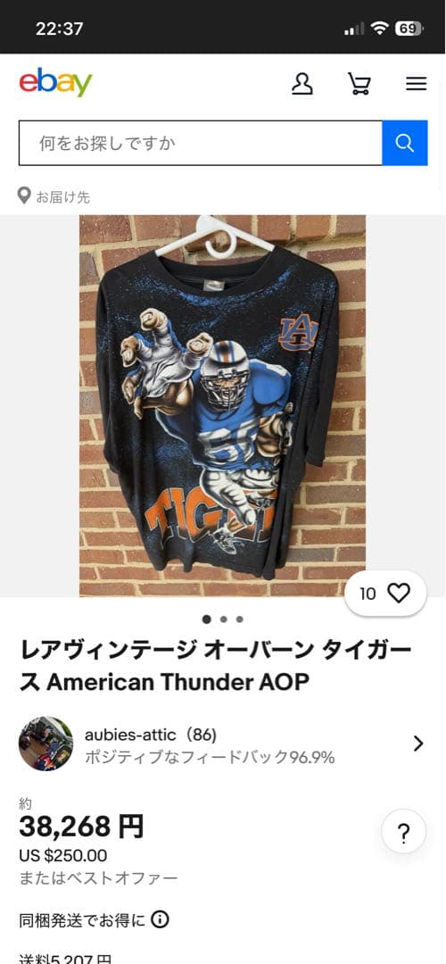 【希少】AMERICAN THUNDER TIGERS Tシャツ