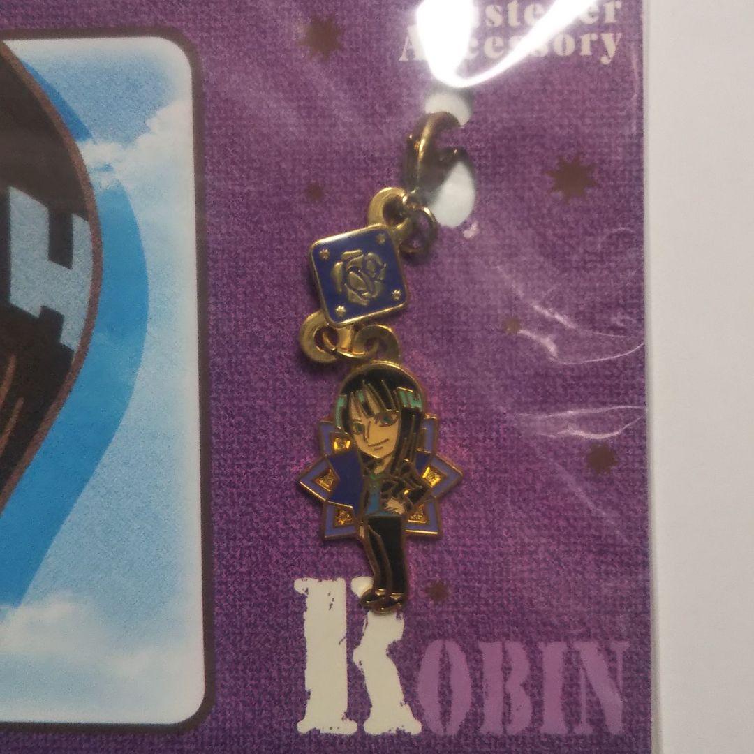 4種セット ワンピース ファスナーアクセサリー ルフィ ゾロ サンジ ロビン