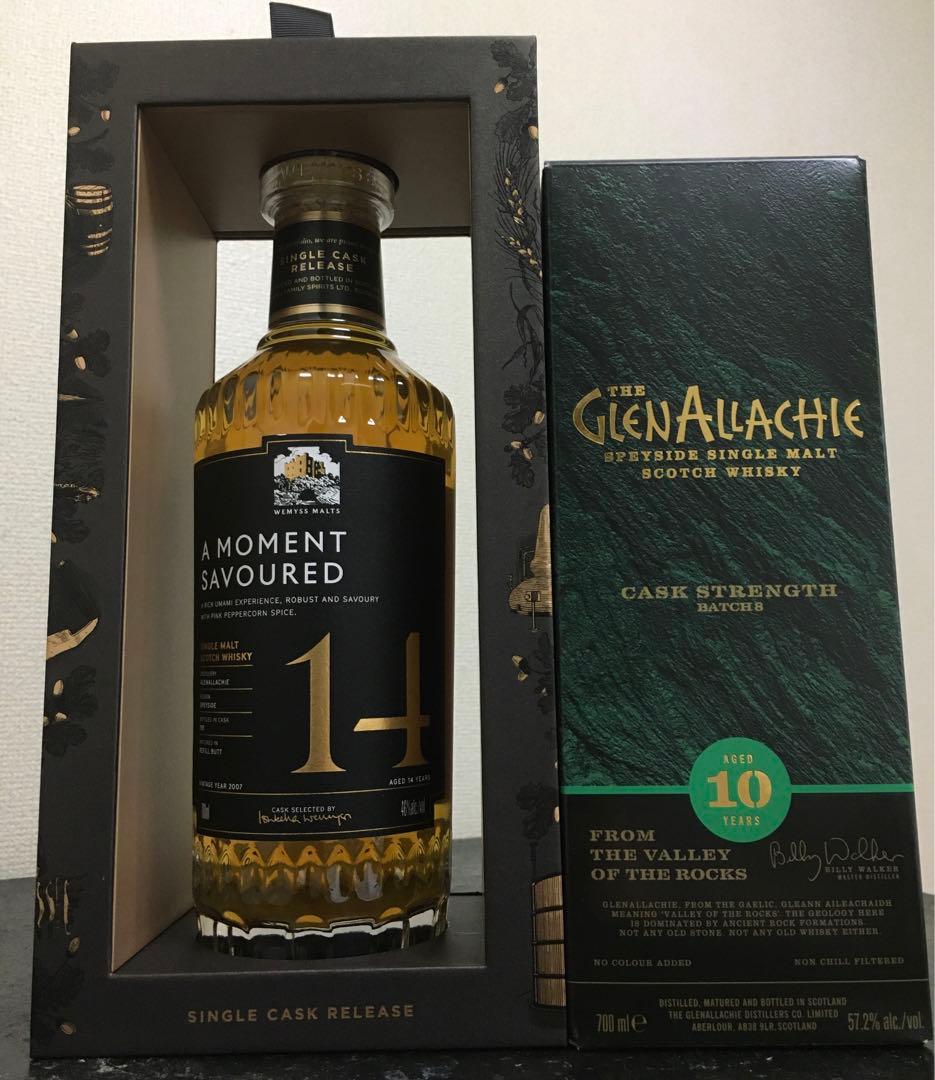 グレンアラヒー１０年カスクストレングス&ウィームスモルト グレンアラヒー１４年