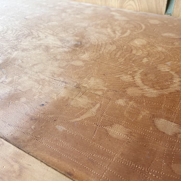 裁ち台　木製　一枚板　二枚組　脚付き　166.7×80×78（組んだサイズ）