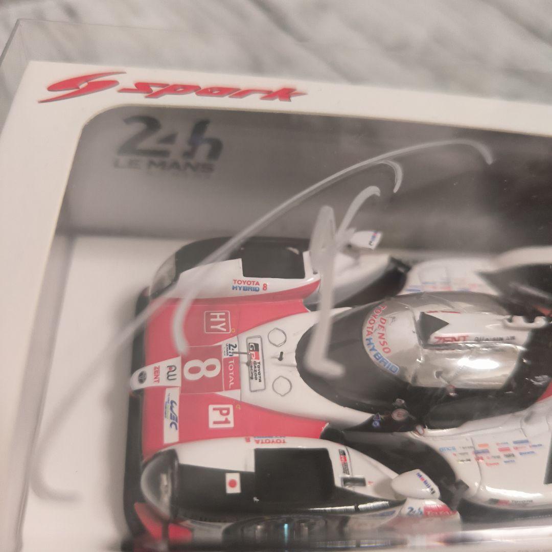 TOYOTA TS050 HYBRID 2018年　中嶋選手の直筆サイン入り