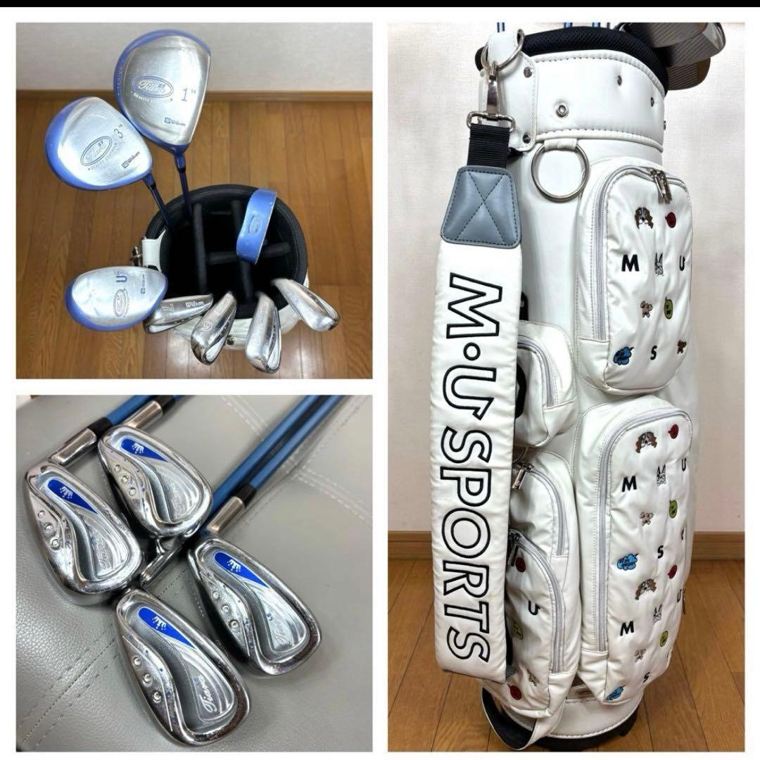 レディースゴルフクラブ 8本 ミエコウエサコ Wilson ゴルフ
