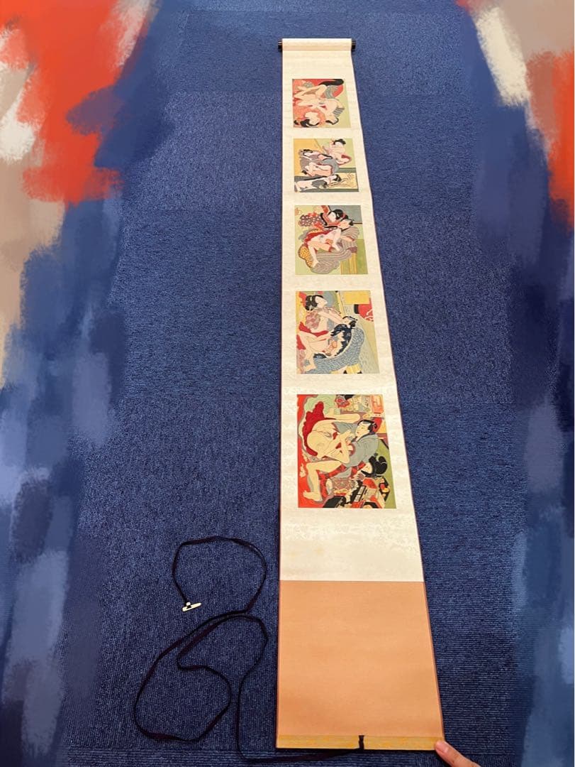 1465 骨董　古美術　春画　巻物　希少　時代物
