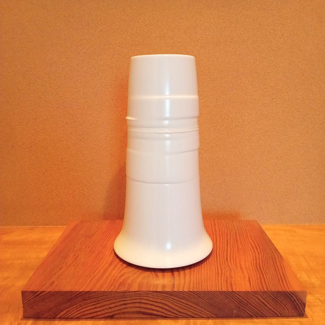 【真作 代表作】白瓷壷(個展購入作品)　人間国宝「前田昭博」作