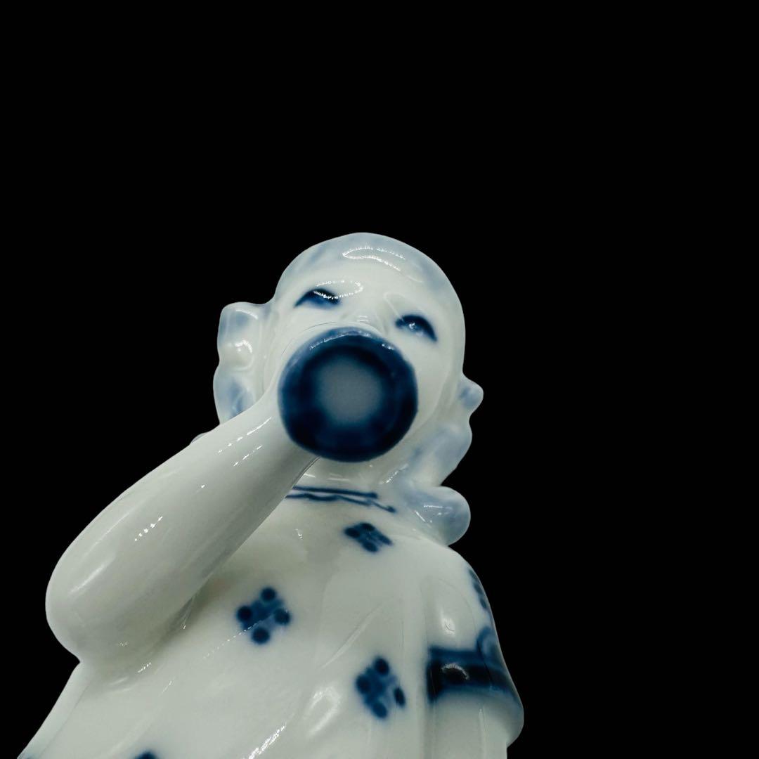 【希少】ロイヤルコペンハーゲン ブルーフルーテッド フィギュリン 笛を吹く少女