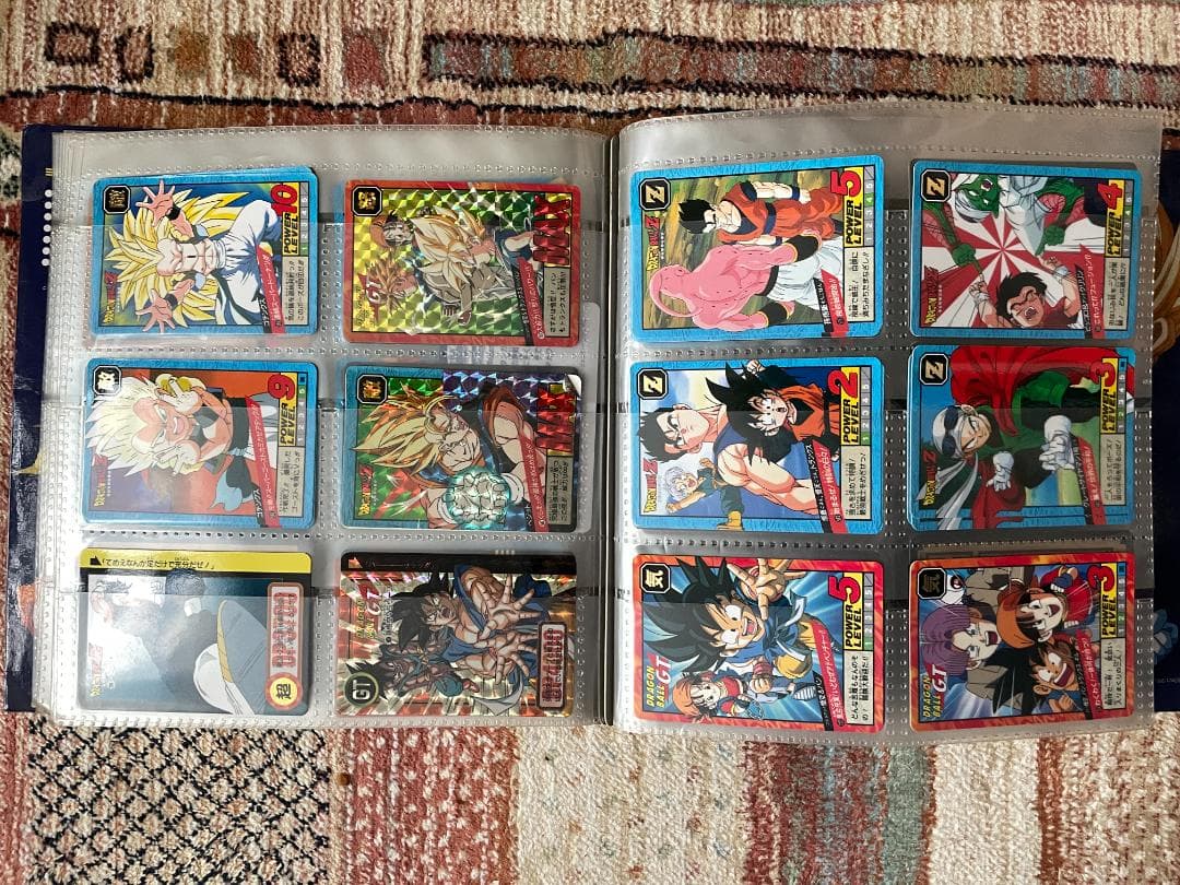 ドラゴンボール カードダス　アルバム＆レアカード・ノーマルカードセット