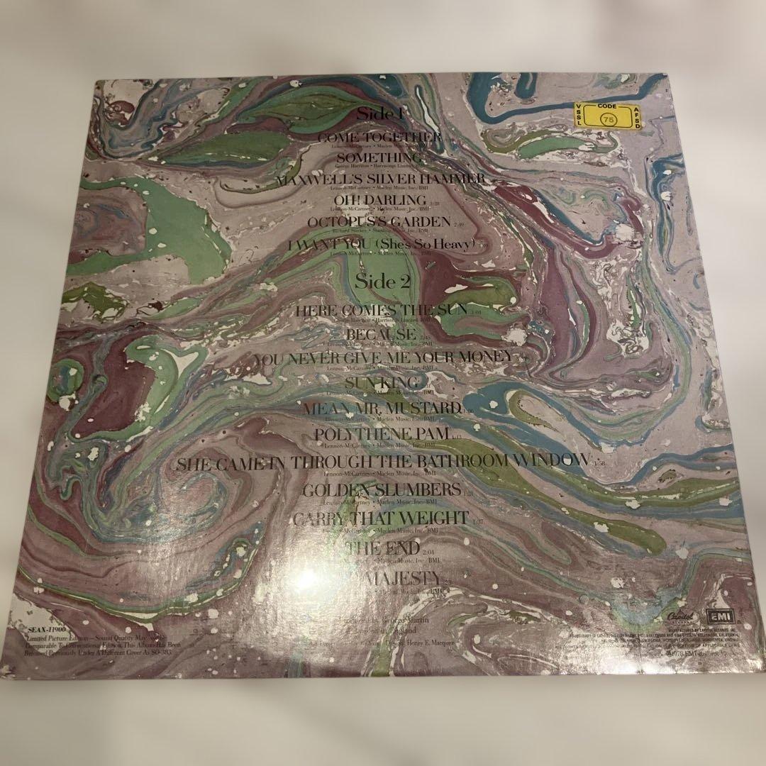 Beatles Abbey RoadUS盤ピクチャーディスク新品未開封セールです