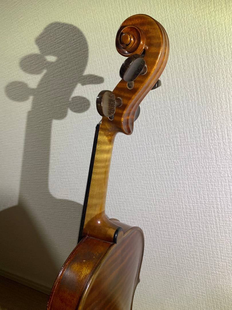 1940年代　アメリカ製　4/4 バイオリン　虎杢　裏板一枚板　修復済み