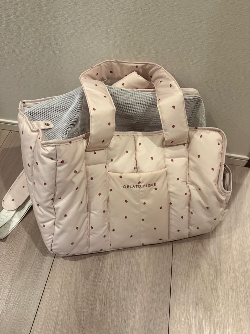 gelato pique ストロベリーキャリーバッグ