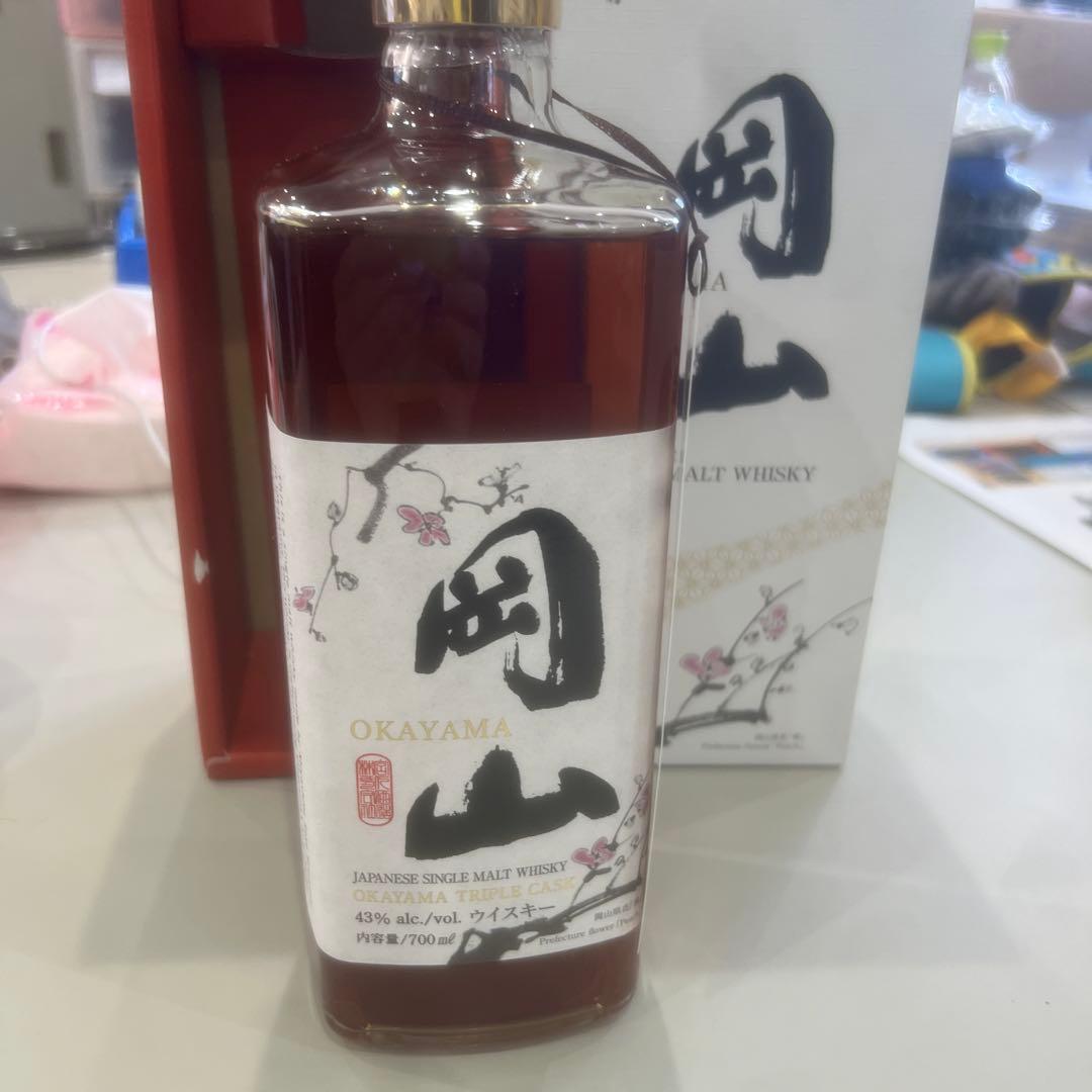 最終値下げ‼️868 岡山 シングルモルトウイスキー トリプルカスク 700ml