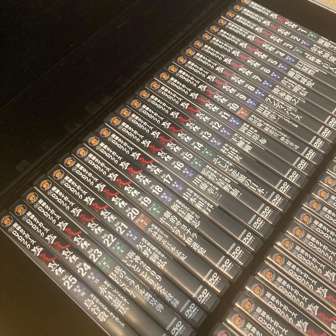 美品 阪神タイガース 猛虎列伝 メモリアルDVD 全50巻セット アルミケース付