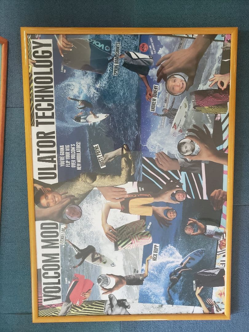 25年前のVOLCOMのショップ用ポスター ボルコム ポスター